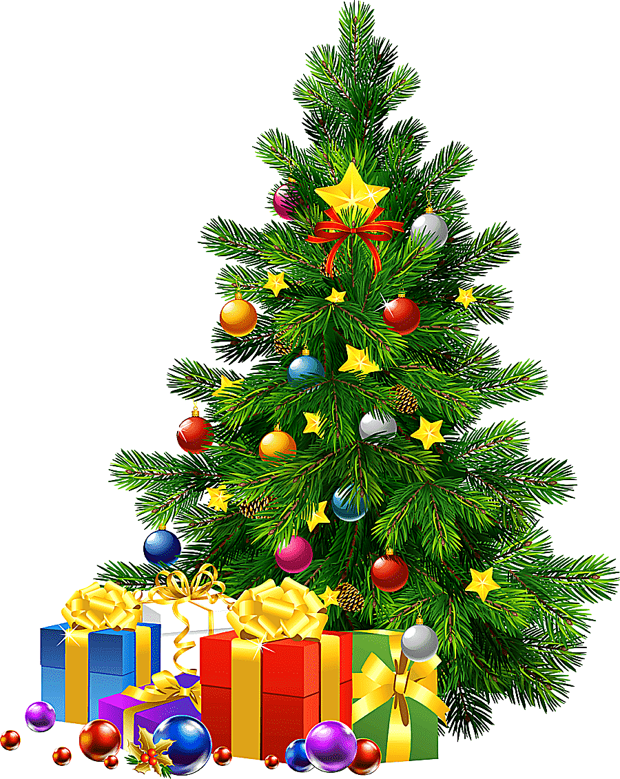 png clipart santa claus christmas day christmas tree large christmas tree with gifts chris
