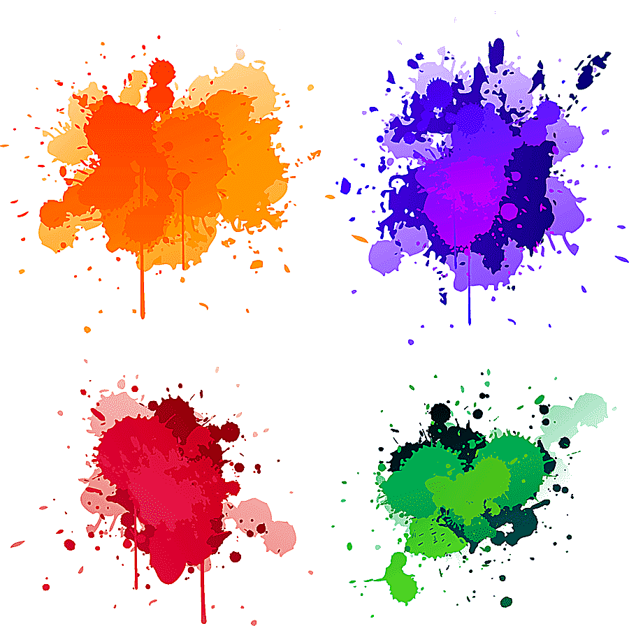png clipart splash paint illustration paint splash multicolored abstract painting watercol