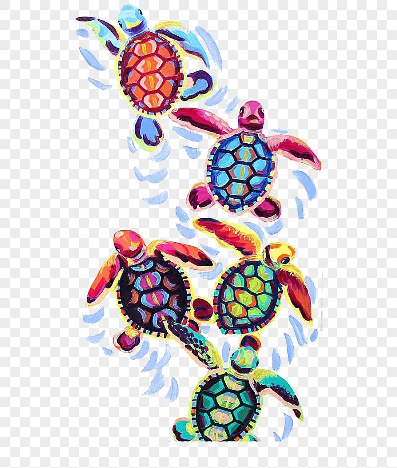 png clipart turtles illustration turtle art painting canvas cheloniidae painted turtle wat