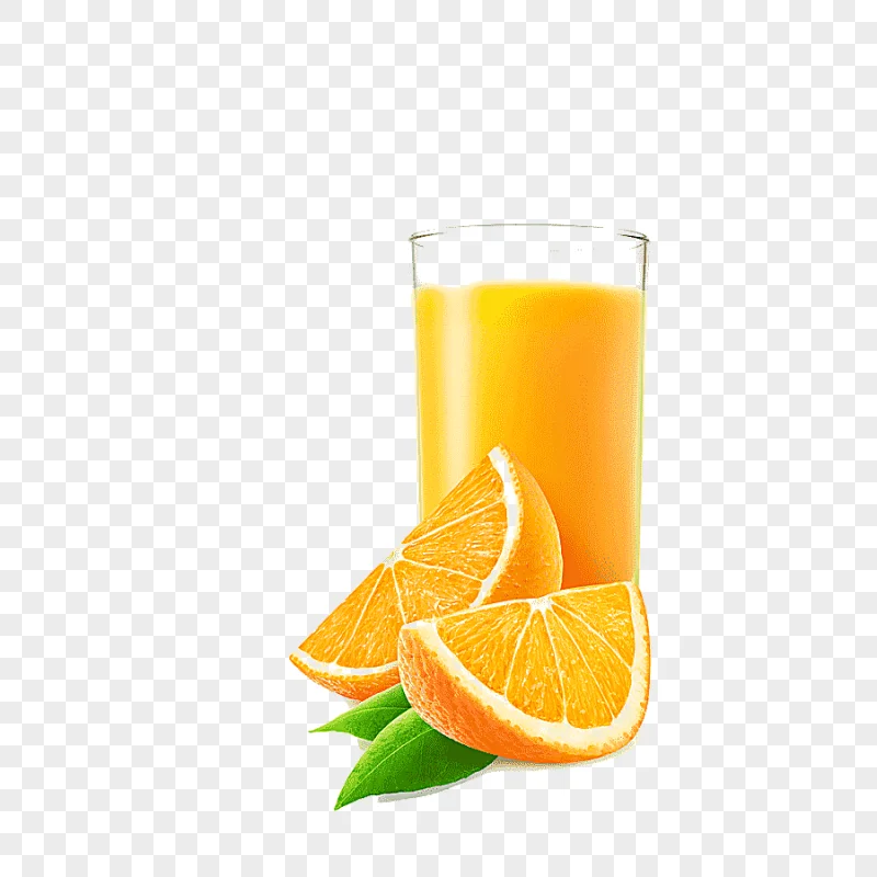 png clipart two sliced oranges beside clear glass cup orange juice tomato juice soft drink